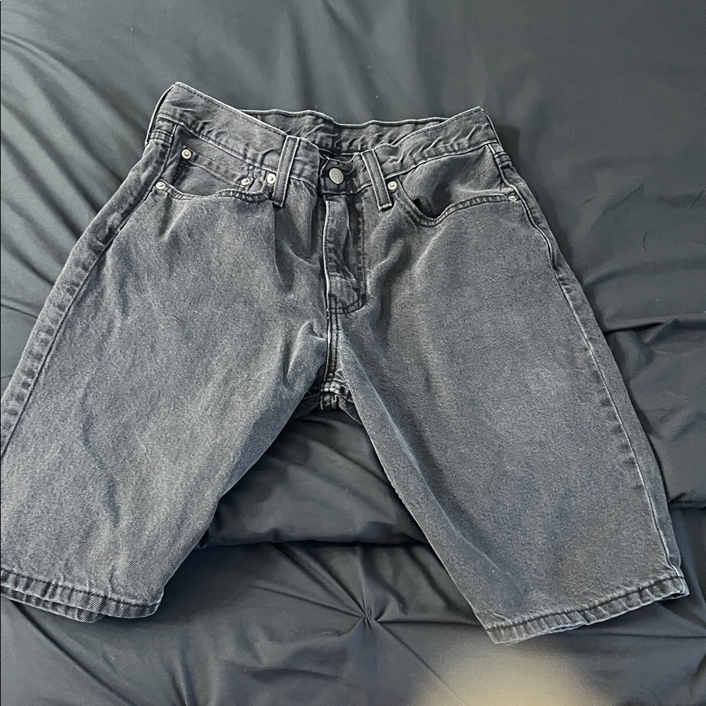 Levi's Dark Gray Jean Shorts